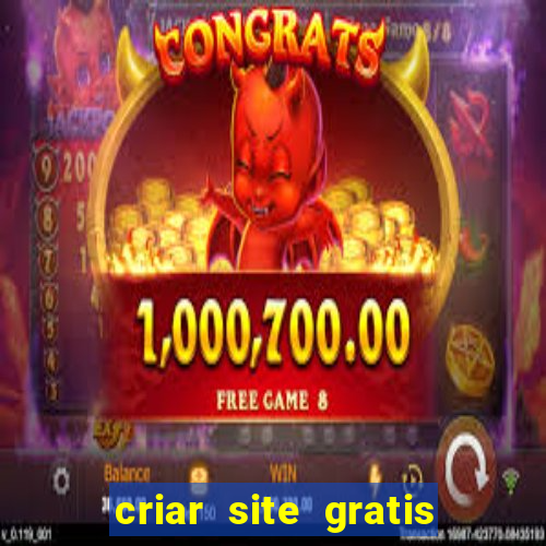 criar site gratis de jogos